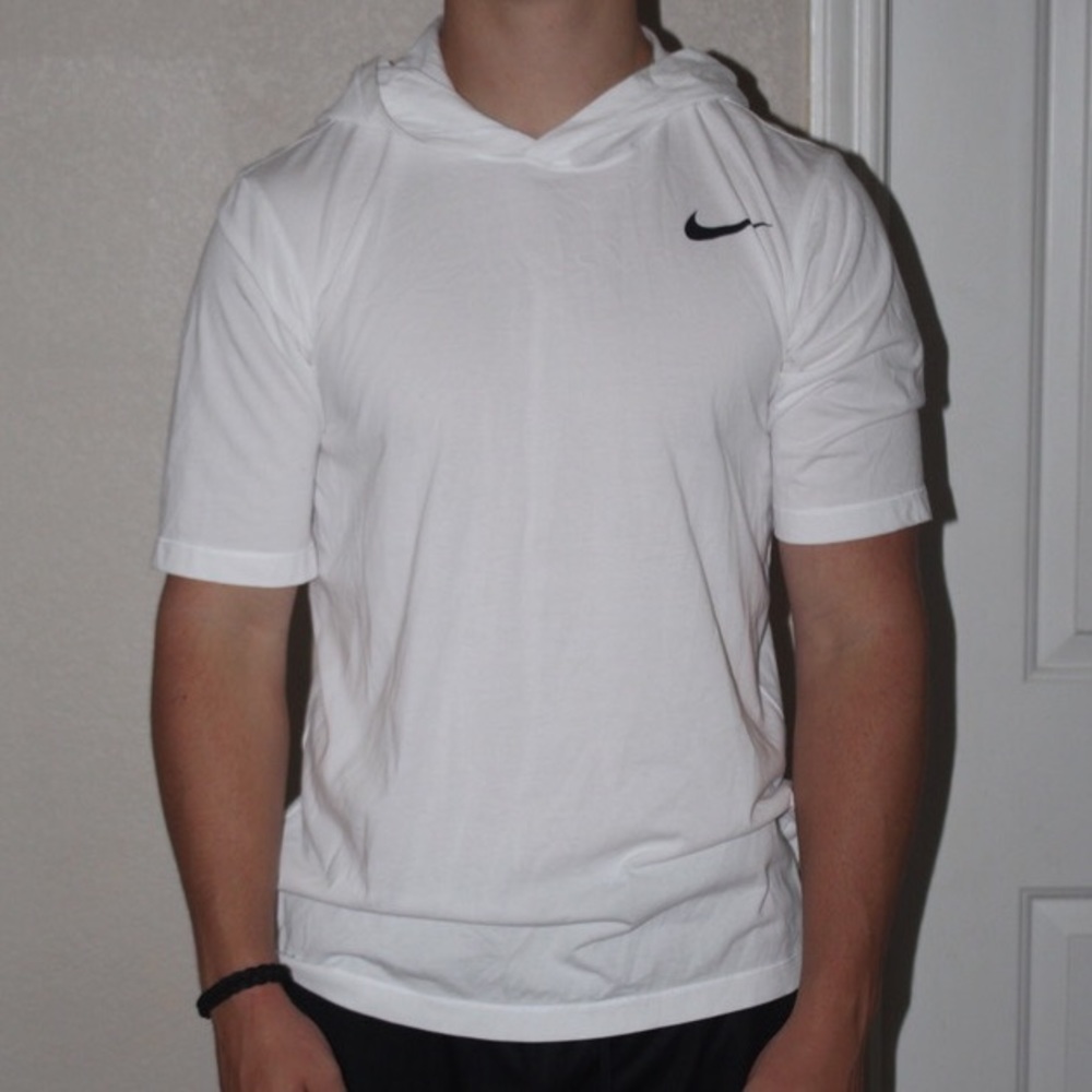 White Hooded Nike Shirt